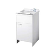 Mobile lavatoio Garden ad 1 anta bianco lucido L.45 x P.50 x H.85 cm — Negrari - HD casa