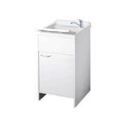 Mobile lavatoio Garden ad 1 anta bianco lucido L.50 x P.50 x H.85 cm — Negrari - HD casa