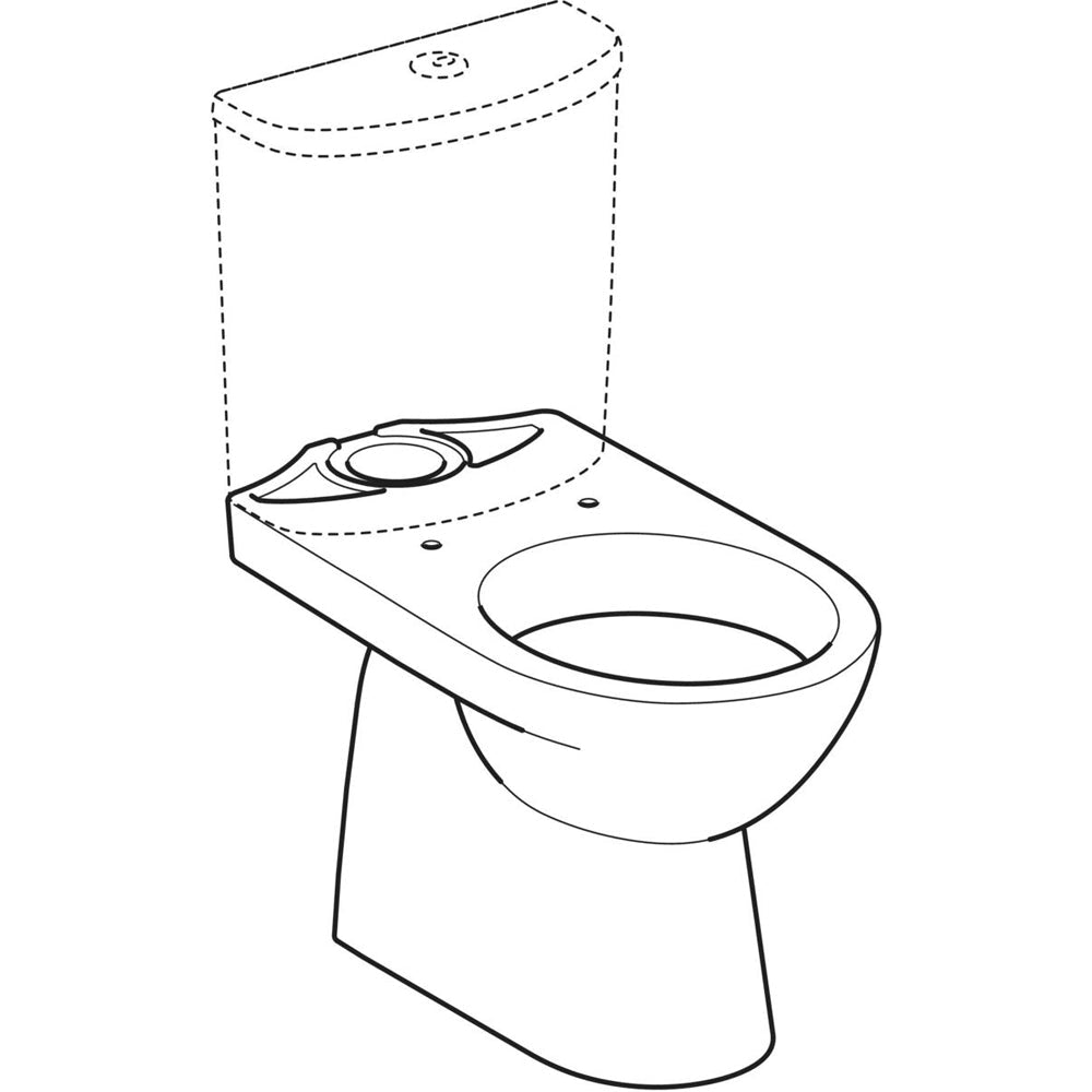 Monoblocco Selnova vaso scarico a terra — Geberit - HD casa