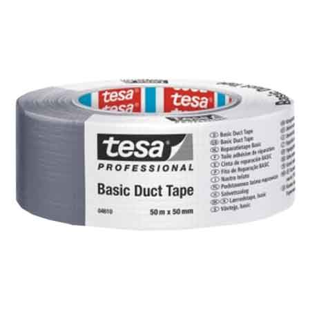 Nastro telato TESA mm 50x25 mt - colore nero - HD casa