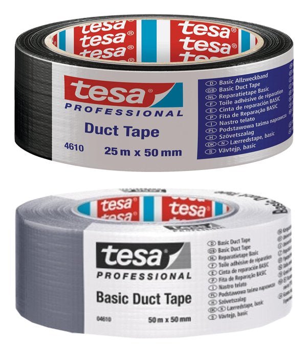 Nastro telato TESA mm 50x25 mt - grigio - HD casa