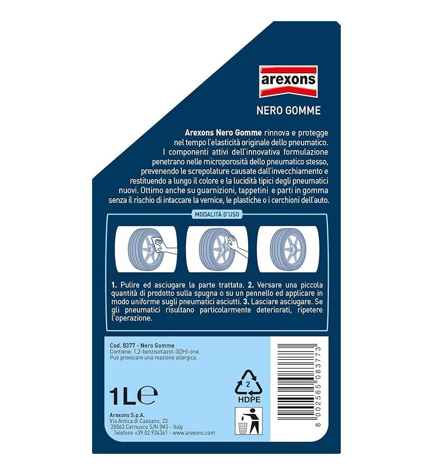 Nero gomme Arexons 1 lt - HD casa