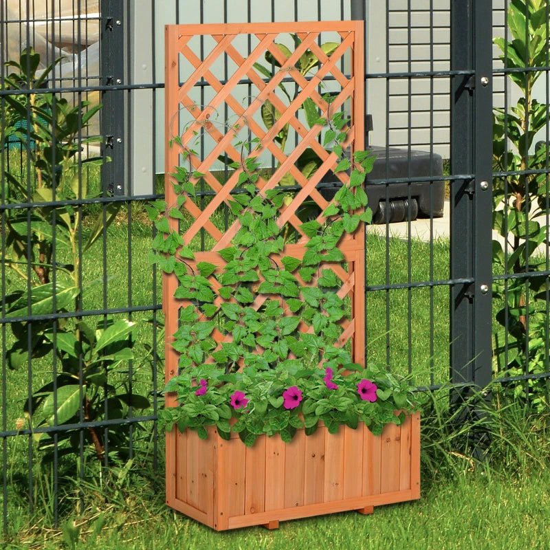 Pannello grigliato Rettangolare con fioriera cm 90x40x180h - HD casa