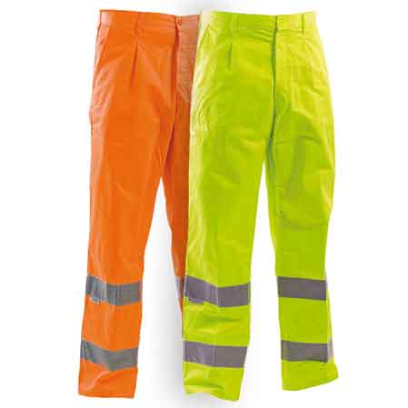Pantalone alta visibilita tg. l - colore giallo - HD casa