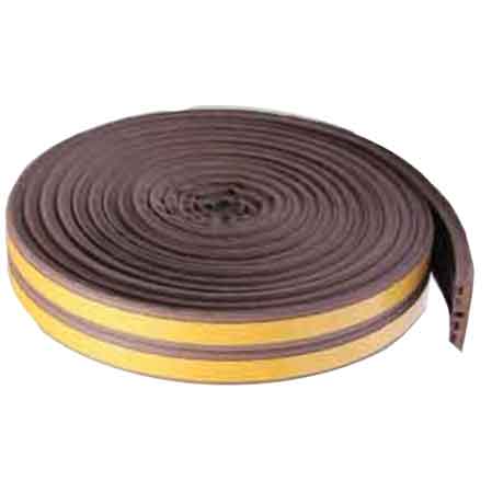 Parafreddo per porte e finestre in gomma Cardinale 9 mm x 6 mt - marrone - HD casa