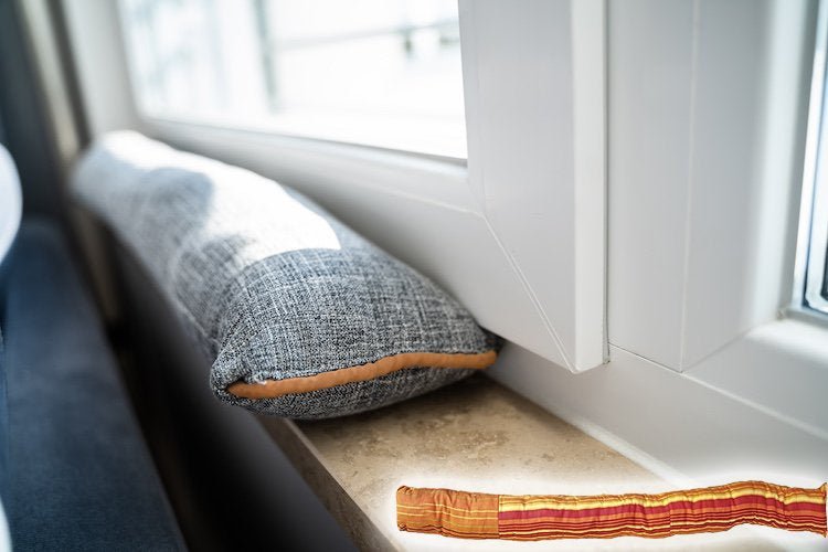 Paraspifferi per porte e finestre in tessuto 120 cm — GEKO - HD casa