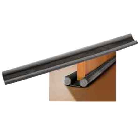 Paraspifferi sottoporta doppia protezione Cardinale 95 cm x 25 mm - grigio - HD casa