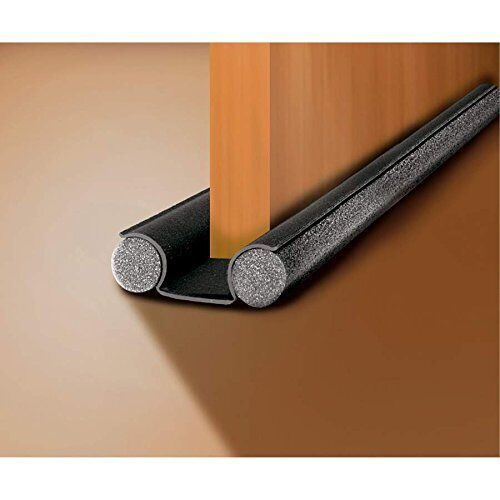 Paraspifferi sottoporta doppia protezione Cardinale 95 cmx 25 mm - marrone - HD casa