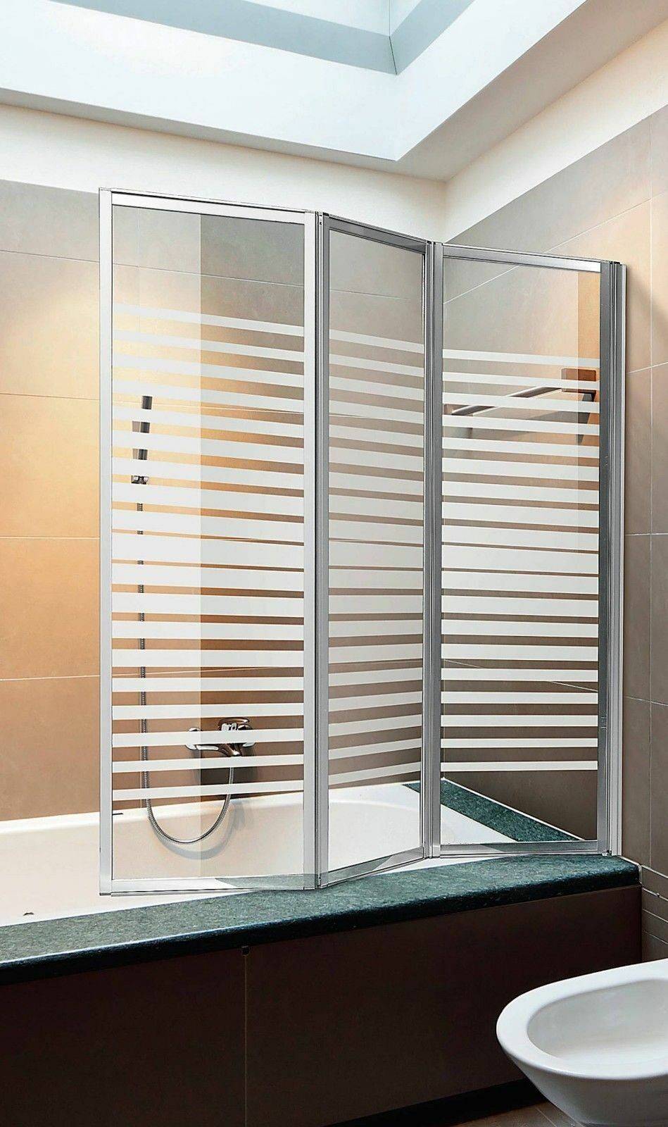 Parete sopravasca a 3 ante in cristallo serigrafato - HD casa