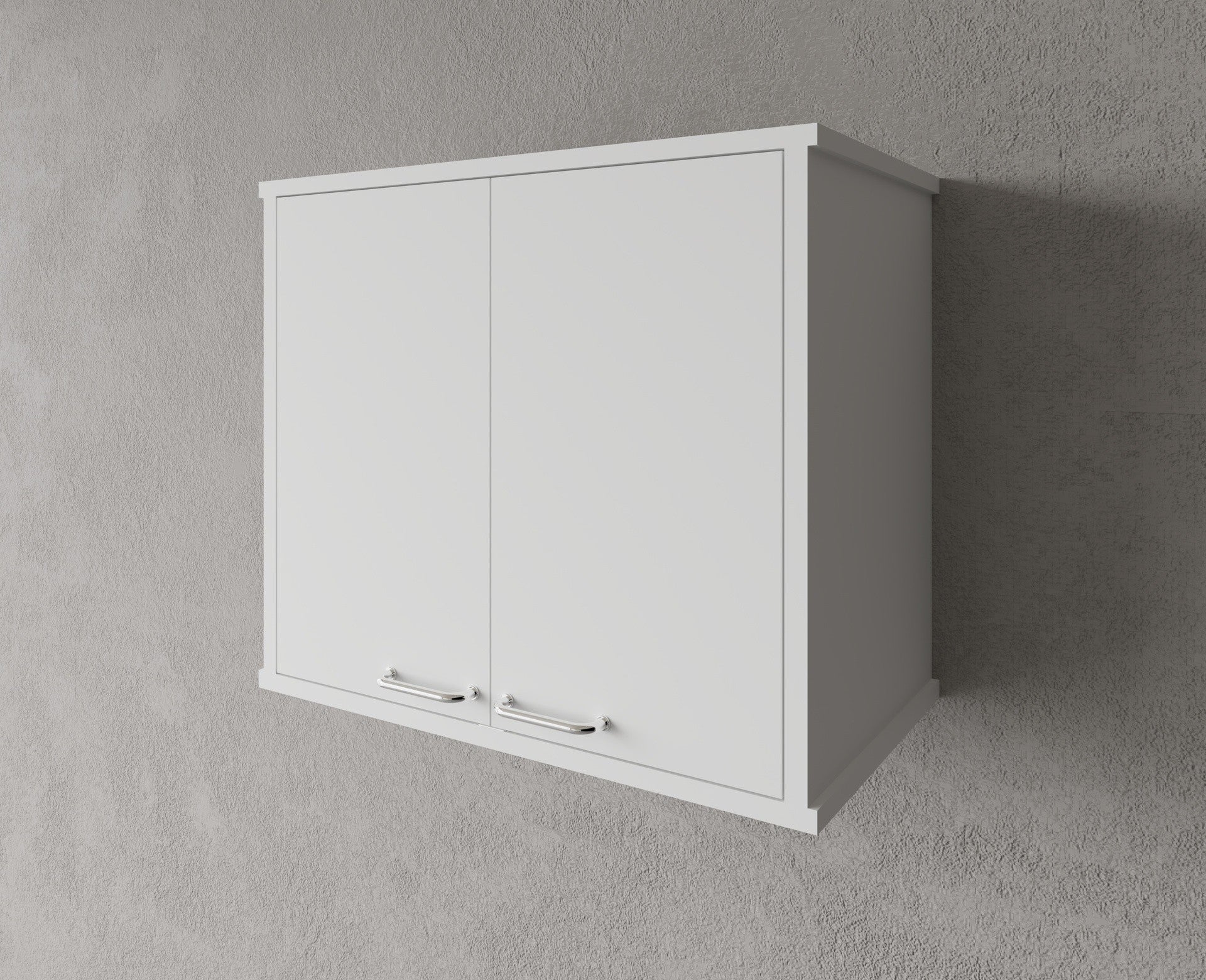 Pensile per Composizione Lavanderia in PVC, Kit Completo 60x34 cm, Modello Garden, Ideale per Spazi Funzionali - HD casa