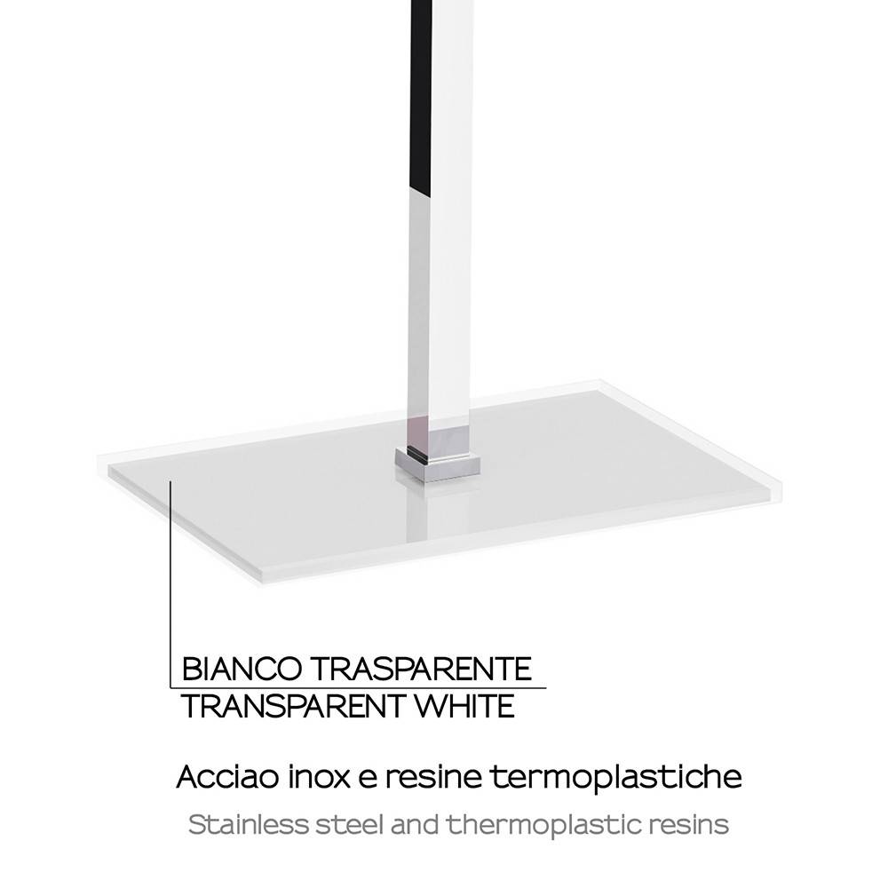 Piantana portasalviette GEDY linea Raimbow a 4 bracci colore Bianco - HD casa