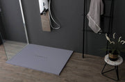 Piatto doccia Ardesia Plus 2,6cm grigio matt 120x70cm - HD casa