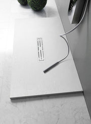 Piatto doccia Cemento Matt 3,0 80x140 Bianco matt - HD casa