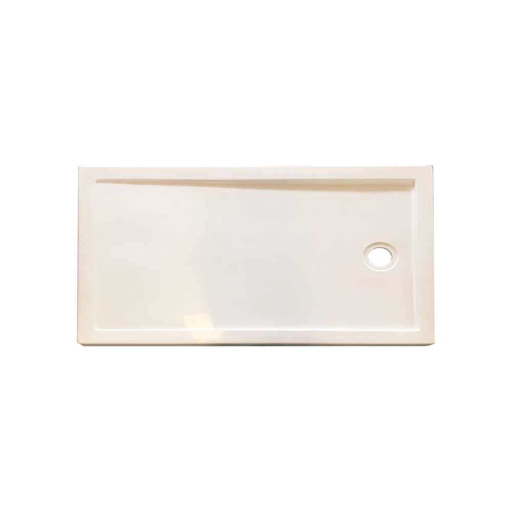 Piatto doccia rettangolare in resina speciale 80x100 - H.4 cm — Cardinale Professional - HD casa
