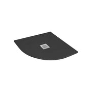 Piatto doccia semicircolare Ultraflat antracite 90 x 90 cm — Cardinale Professional - HD casa
