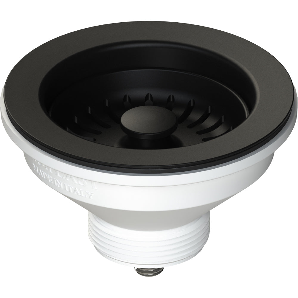 Piletta antracite per lavello cucina con foro Ø90 stp 1"1/2 x Ø114 mm — L.B. Plast - HD casa