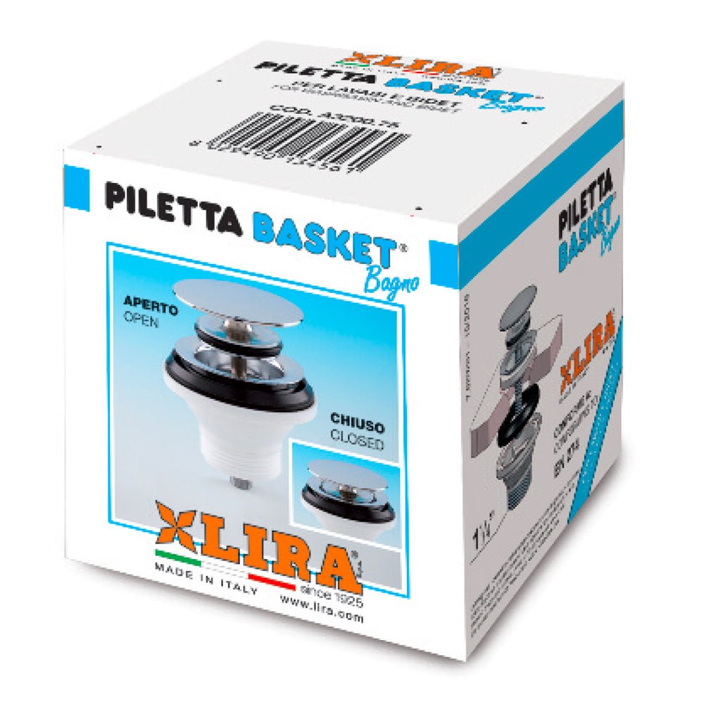Piletta basket click clack bagno no PROBLEM" 1"1/4 — LIRA - HD casa