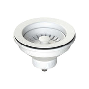 Piletta bianca per lavello cucina con foro Ø90 stp 1"1/2 x Ø114 mm — L.B. Plast - HD casa