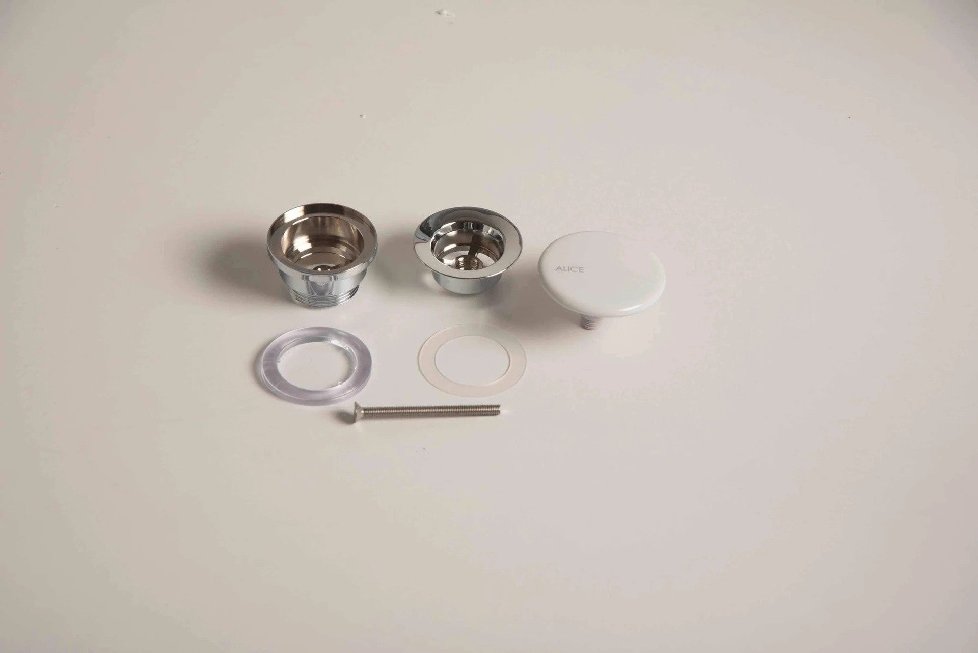 Piletta Click Clack Alice Ceramica PIL008 bianco lucido - HD casa