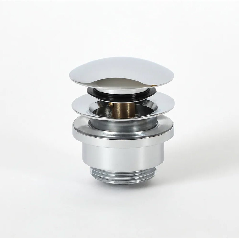 Piletta click clack per lavabo in ottone 1"1/4 - cromo - HD casa