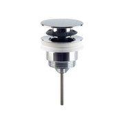 Piletta click clack universale con griglia fermacapelli 1"1/4 x Ø63 mm — OMP - HD casa