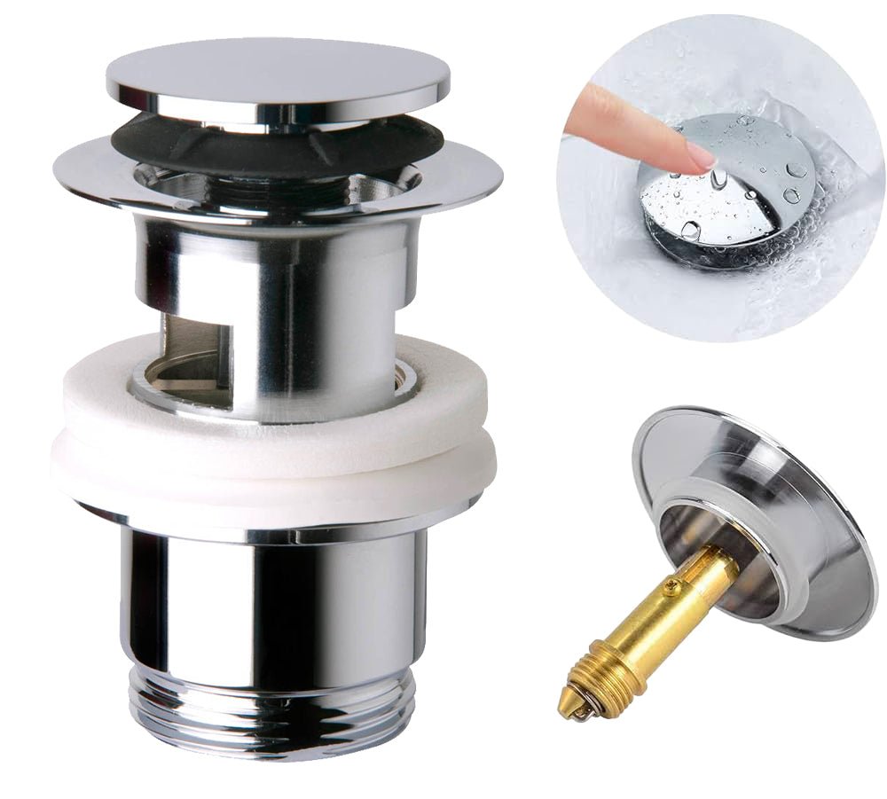 Piletta click clack universale mini CLICKER" ctp 1"1/4 x Ø 63 mm — OMP - HD casa