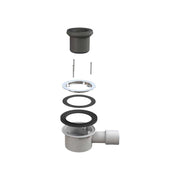 Piletta doccia Trigono Ø 90 senza tappo scarico 40/50 - HD casa