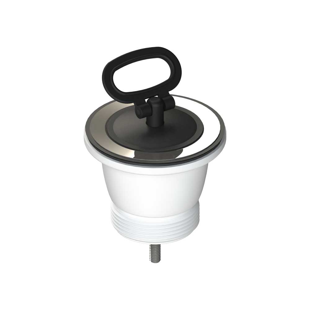 Piletta in PVC per lavello cucina con foro Ø70 stp 1"1/2 x Ø70 mm — L.B. Plast - HD casa