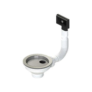 Piletta Mercurio per lavello cucina con foro Ø90 ctp rettangolare 1"1/2 x Ø114 mm — L.B. Plast - HD casa