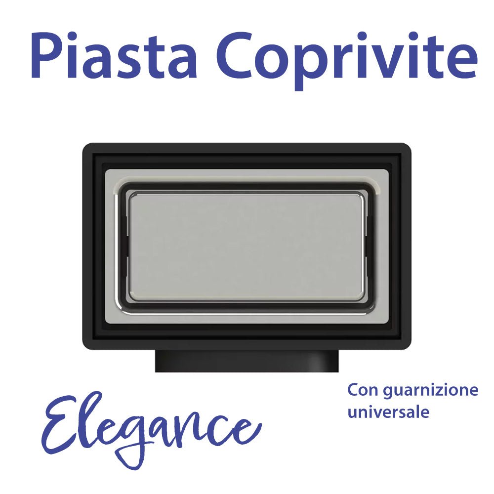 Piletta Mercurio per lavello cucina con foro Ø90 ctp rettangolare 1"1/2 x Ø114 mm — L.B. Plast - HD casa