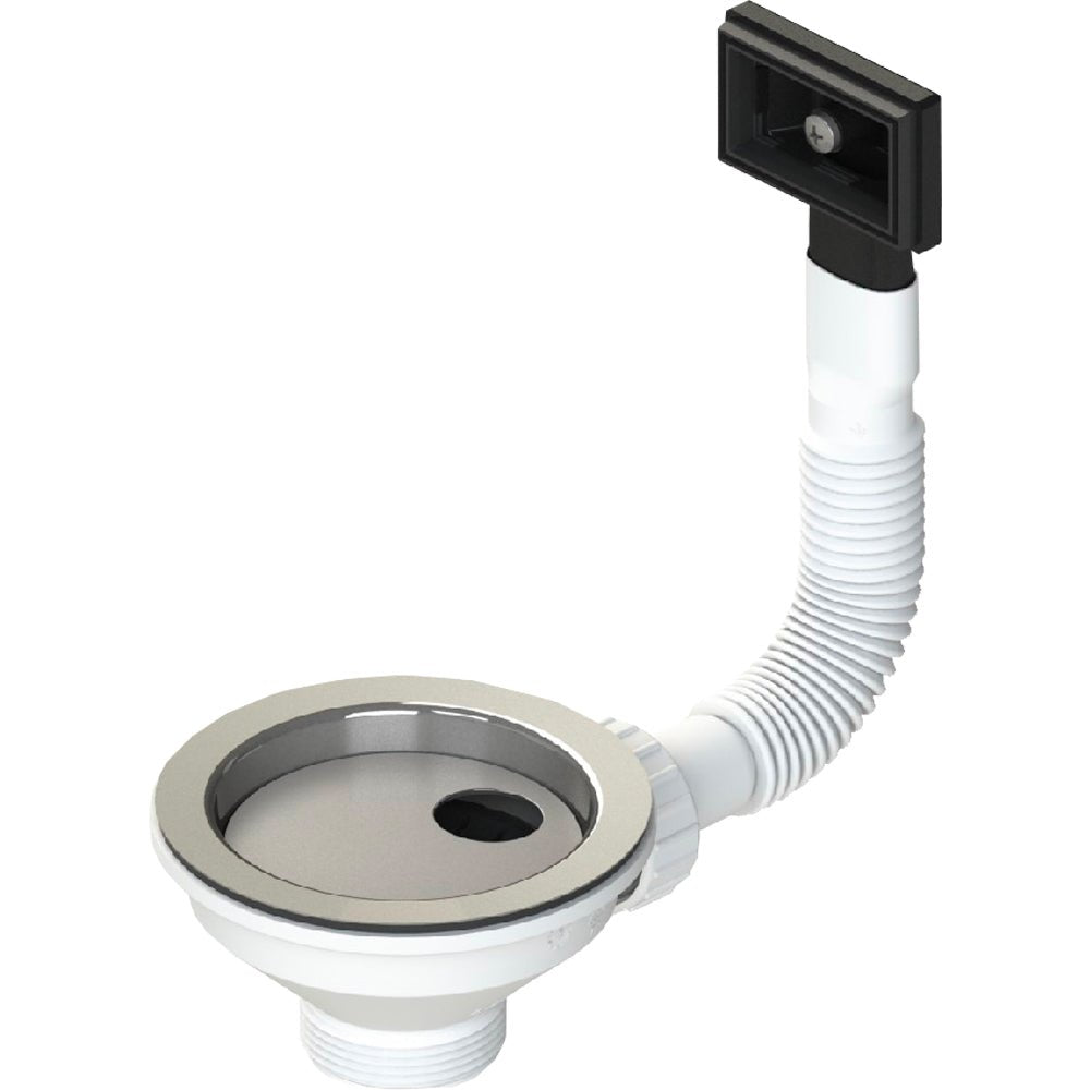 Piletta Mercurio per lavello cucina con foro Ø90 ctp rettangolare 1"1/2 x Ø114 mm — L.B. Plast - HD casa