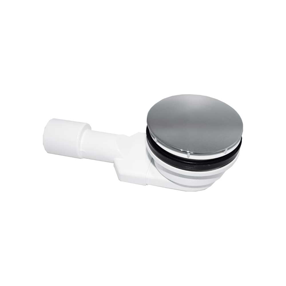 Piletta per piatto doccia foro Ø90 Slimmy cromo Ø40/50 x Ø120 mm — Ghidini SPA - HD casa