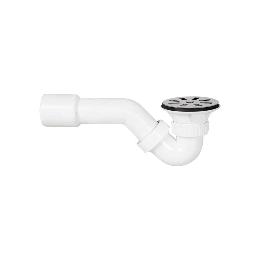 Piletta sifonata a innesto per piatto doccia con griglia INOX Ø80 1"1/2 x Ø40/50 mm — MADE IN Italy - HD casa