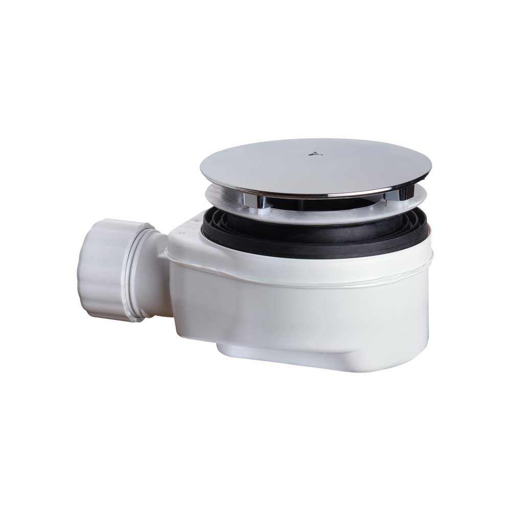 Piletta sifonata per piatto doccia con foro Ø90 Aloha 1"1/2 x Ø118 mm — OMP - HD casa