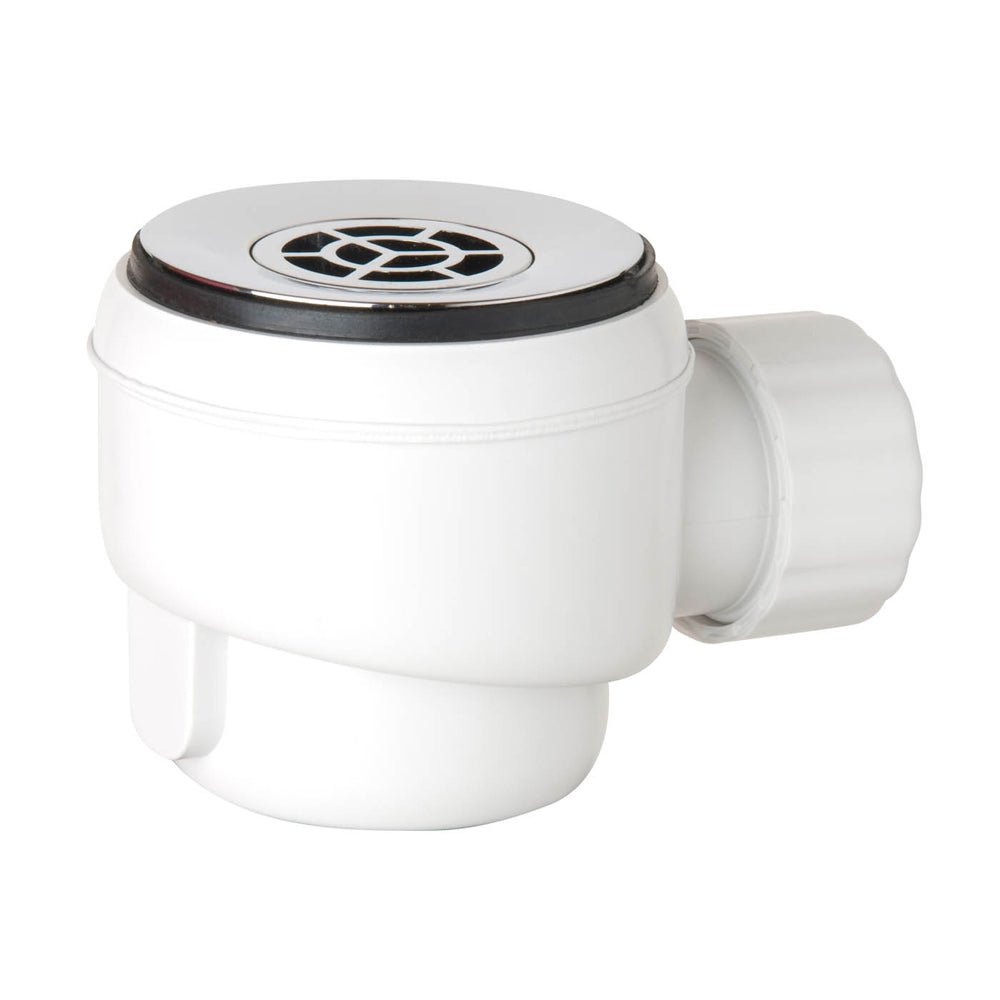 Piletta sifonata per piatto doccia foro Ø60 Naos 1"1/2 x Ø80 mm — OMP - HD casa