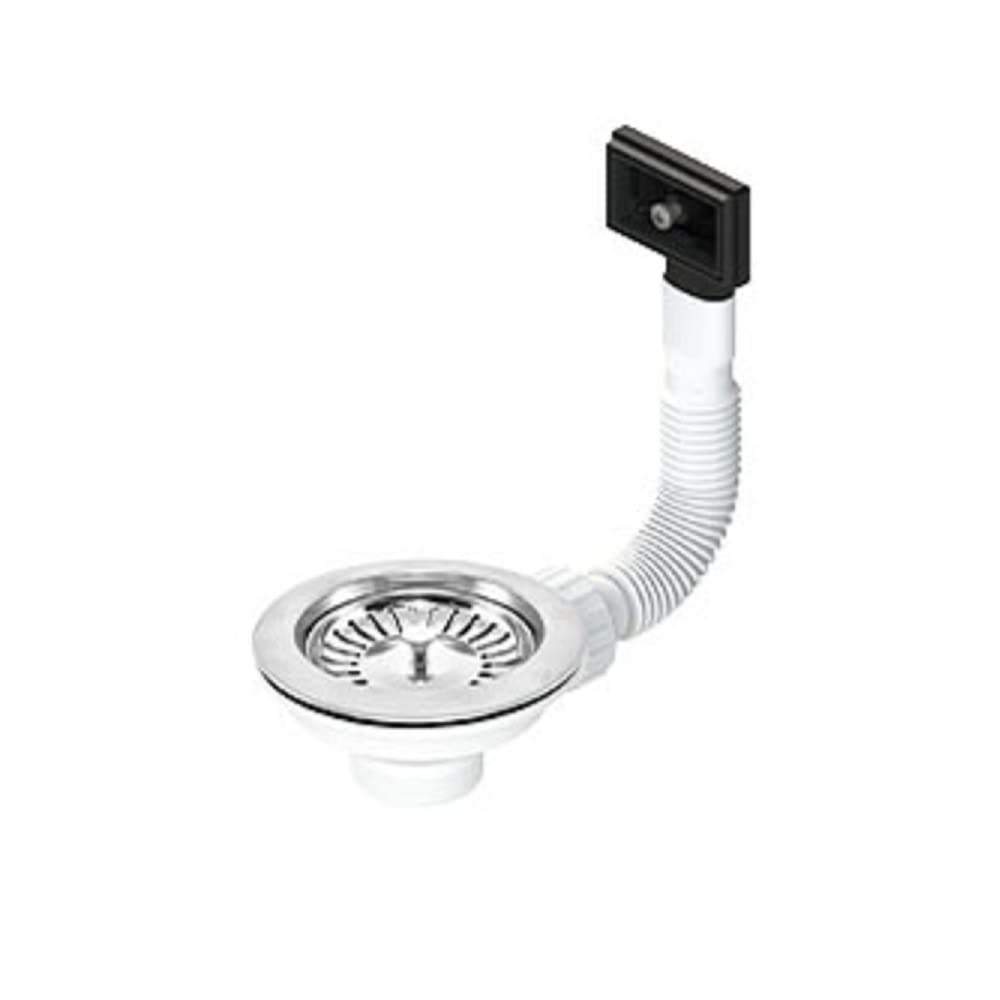 Pilettone a canestro per lavello cucina con foro Ø 90 ctp 1"1/2 x Ø114 mm — L.B. Plast - HD casa
