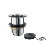 Pilettone sifoide per lavatoi in ottone stp con gabbietta 1"1/4 x Ø77 mm - HD casa