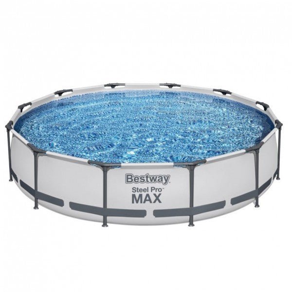 Piscina fuori terra Bestway 56416 Steel Pro max rotonda bianca 366x76 - HD casa