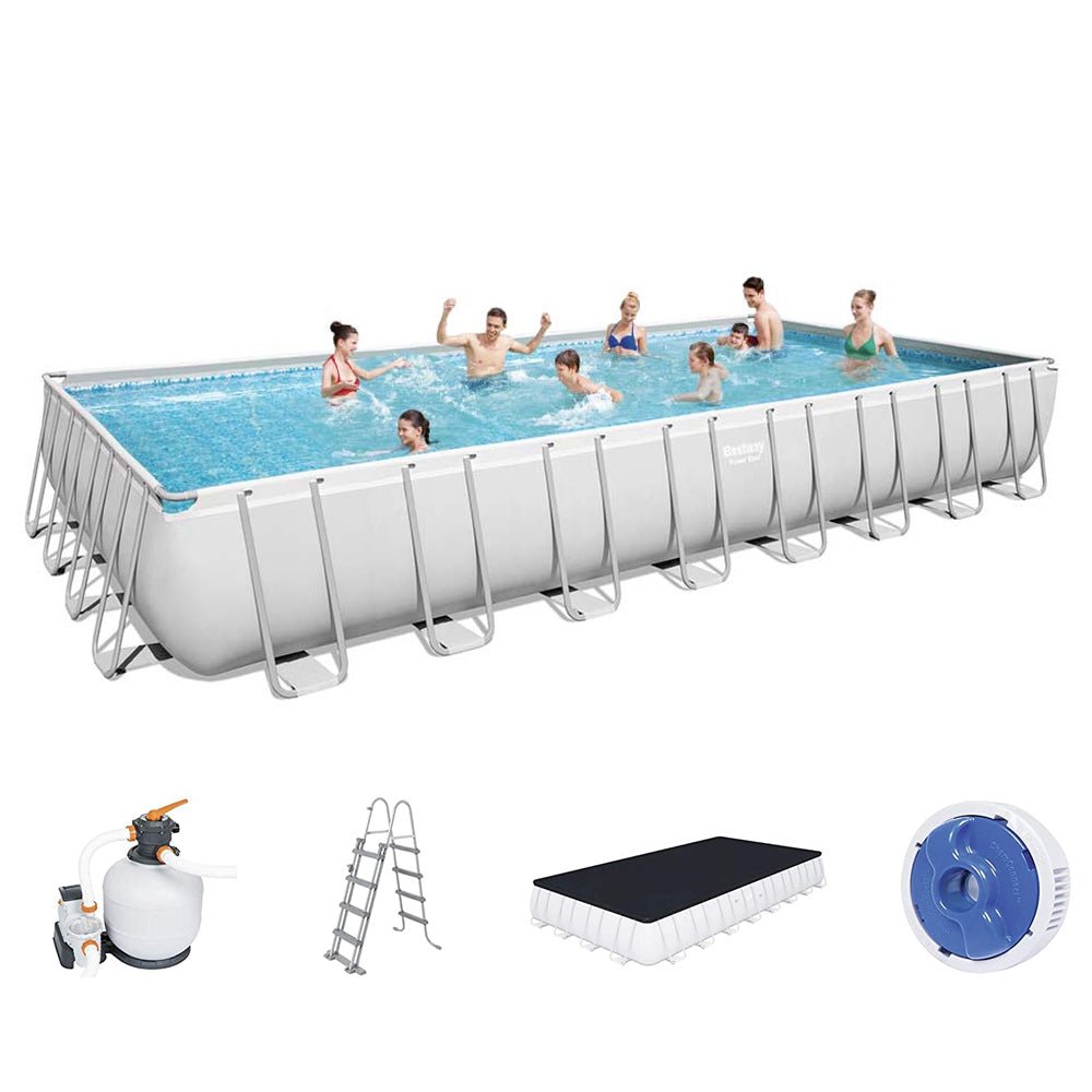 Piscina fuori terra Bestway 56623 Power Steel 956x488x132cm in pvc - HD casa