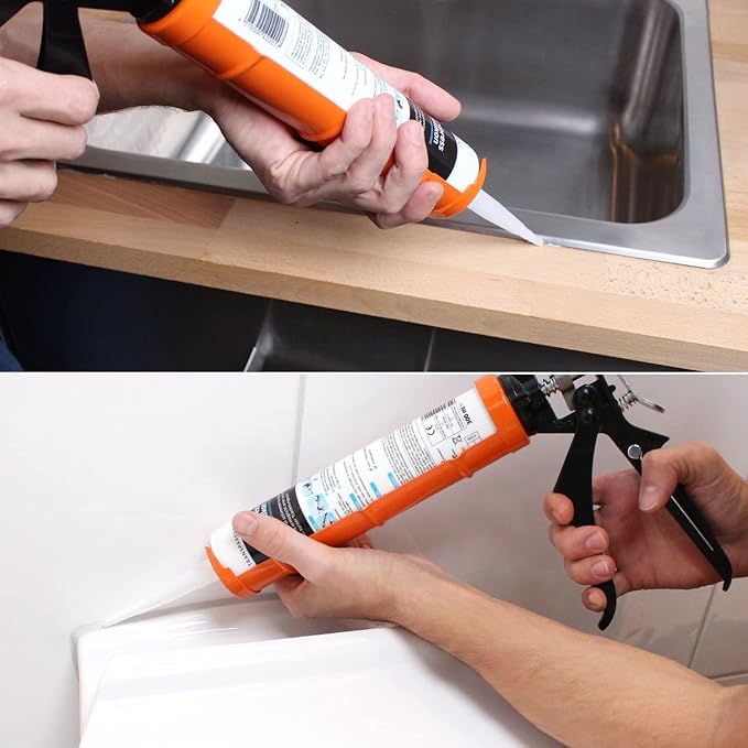 Pistola per cartucce silicone Professionale Cardinale 240 mm - HD casa
