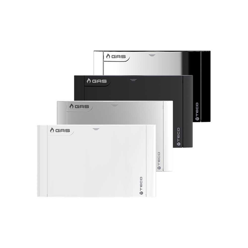 Placca di copertura B01 TECO nera soft-touch - HD casa