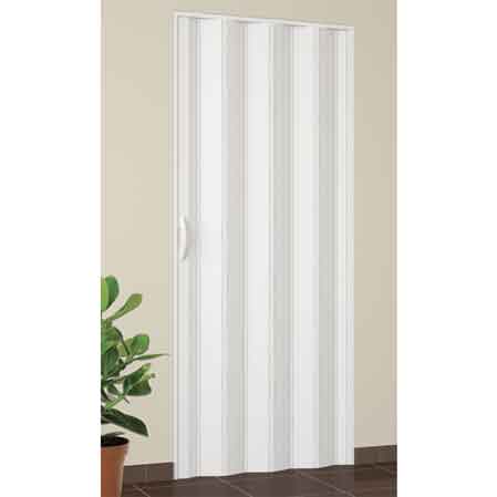 Porta a soffietto 82x212 cm - colore bianca - HD casa