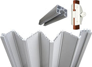 Porta a soffietto 82x212 cm - colore bianca - HD casa