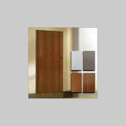 Porta a soffietto effetto legno 82x214 cm - colore bianco - HD casa