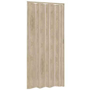 Porta a soffietto effetto legno in rilievo 84x215h cm - colore bianco - HD casa