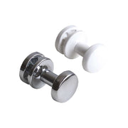 Porta abiti a coppia per termoarredo Ø30 mm - cromo - HD casa