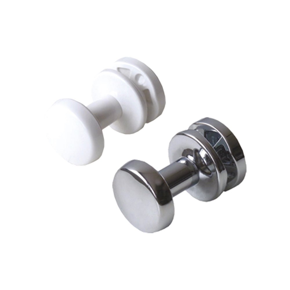 Porta abiti a coppia per termoarredo Ø30 mm - cromo - HD casa
