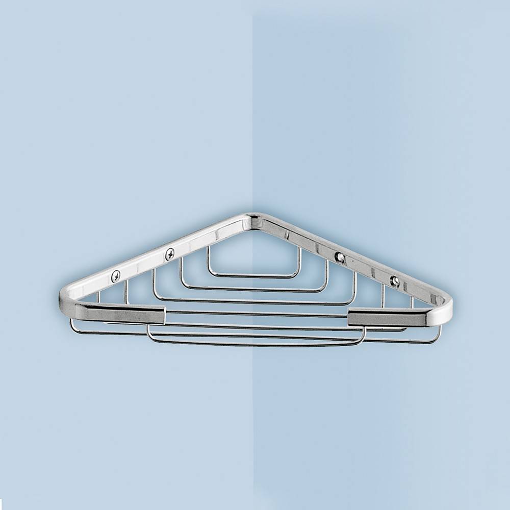 Portaoggetti doccia angolare GEDY in filo cromato - HD casa