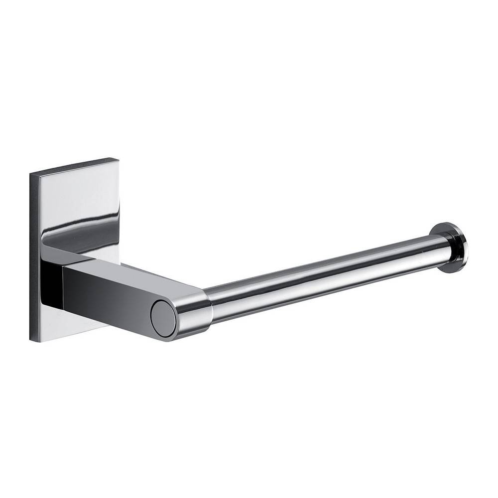 Portarotolo a muro Gedy in acciaio inox e cromall serie Maine - HD casa