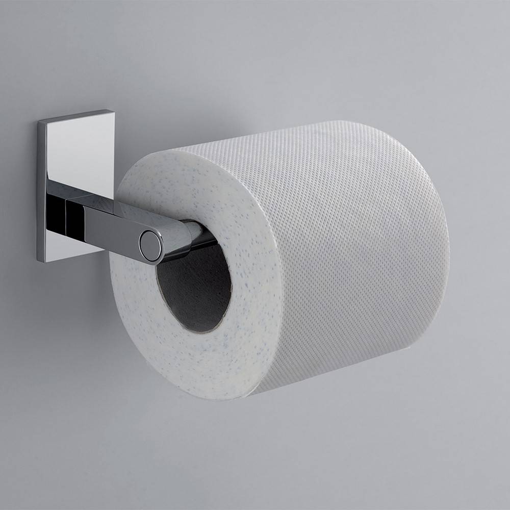 Portarotolo a muro Gedy in acciaio inox e cromall serie Maine - HD casa
